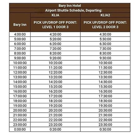 Bary Inn, Klia & Klia2 - 24 Hours Free Airport Pick-Up เซปัง ภายนอก รูปภาพ